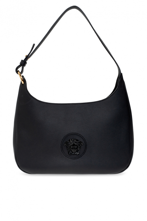 Versace 'Mini Saddle Bag Black Ultramatte Calfskin Dior Ganebet Store quantity