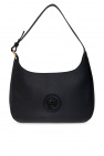 top-clasp clutch bag Black