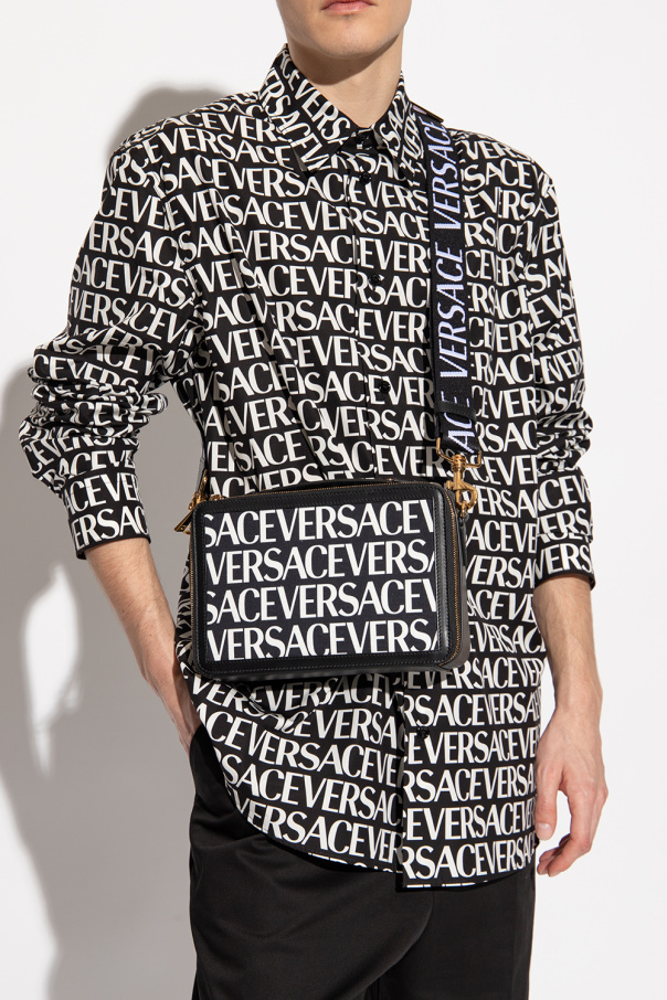 Versace Torba na ramię z monogramem