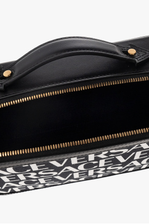 Versace embossed skull clutch bag