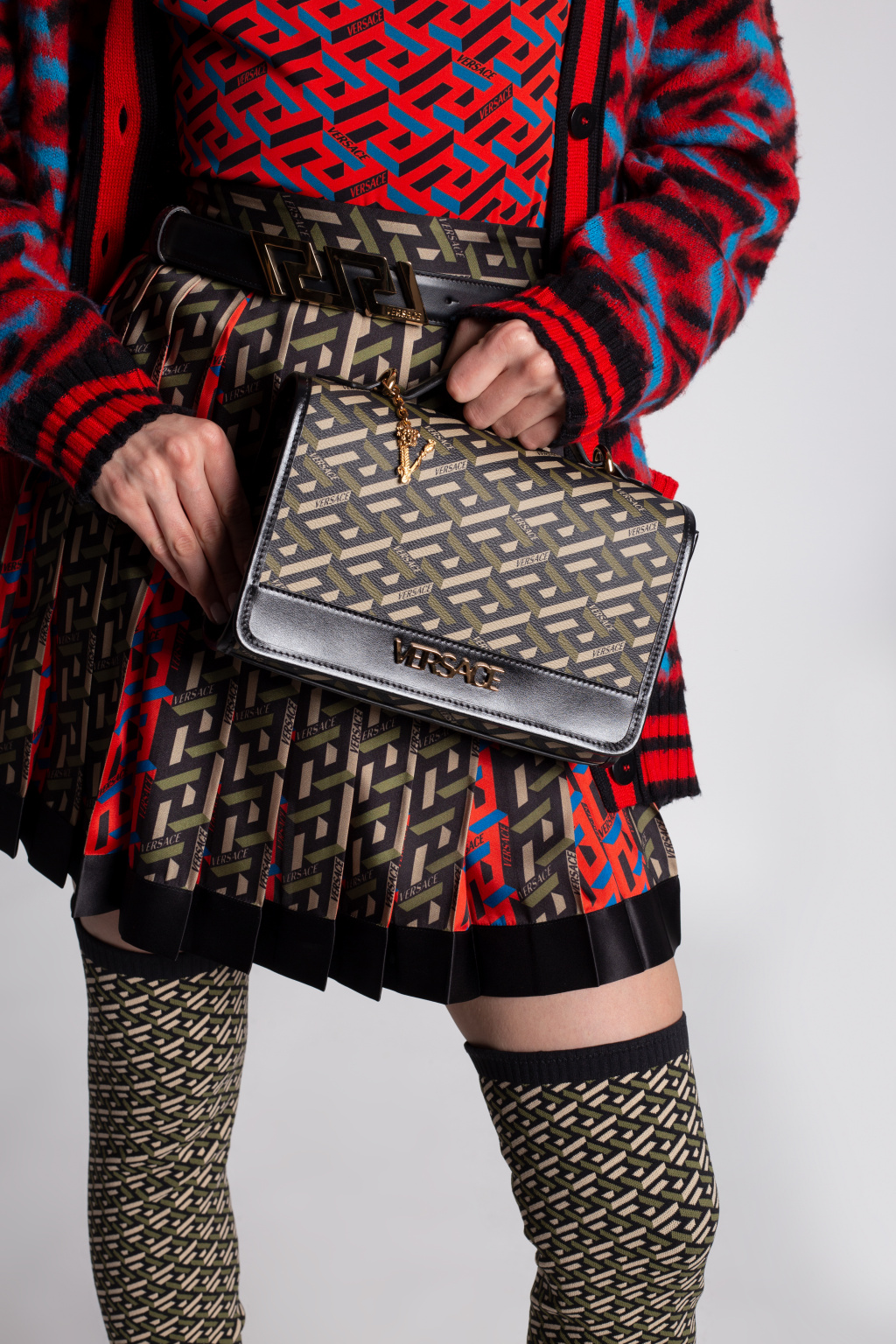 Versace ‘La Greca’ shoulder bag