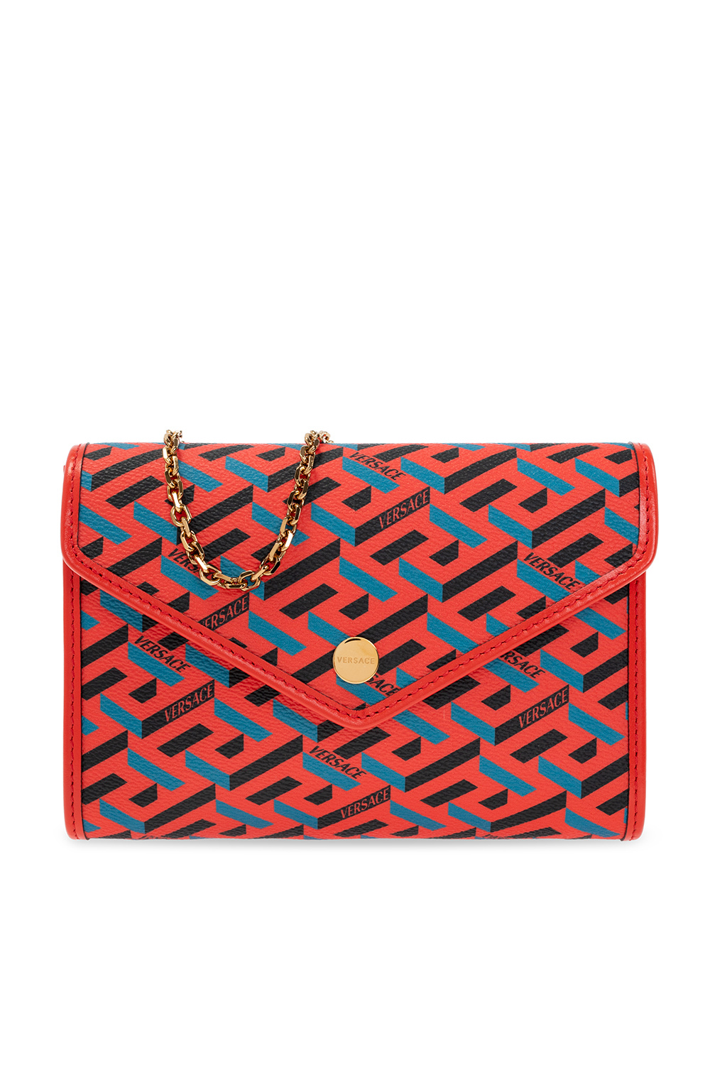 Versace ‘La Greca’ shoulder printed bag