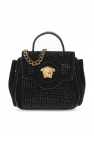 Versace Jeans Couture Fabric Crossbody Bag With Logo Detail