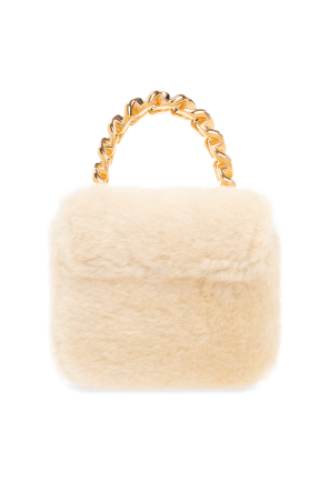 Versace Shearling shoulder bag