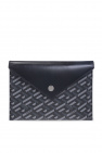 louis vuitton shopping bag in black leather