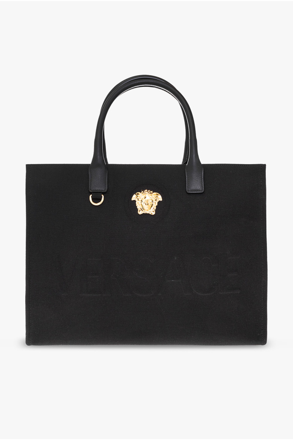 Versace Shopper bag Ophidia with logo
