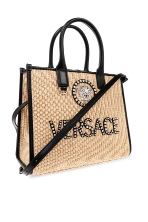 Versace ‘La Medusa Small’ shoulder Browne bag