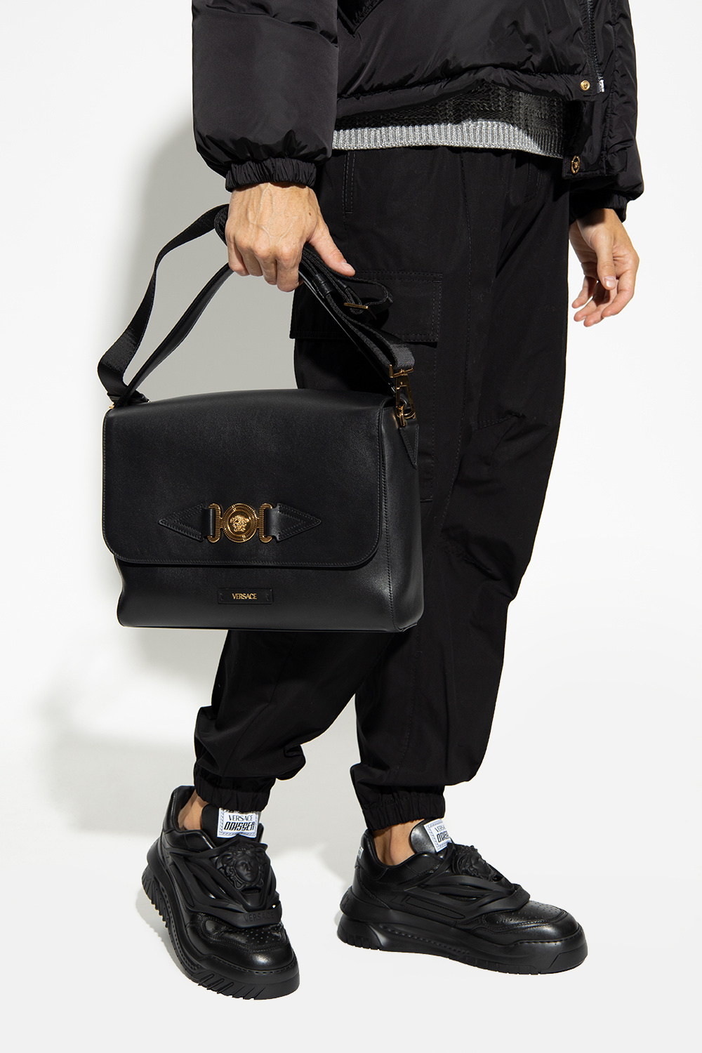 Versace ‘Medusa Biggie’ shoulder Balmain bag