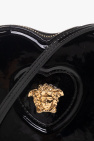 Versace Kids BLACK ‘Heart Medusa’ shoulder bag