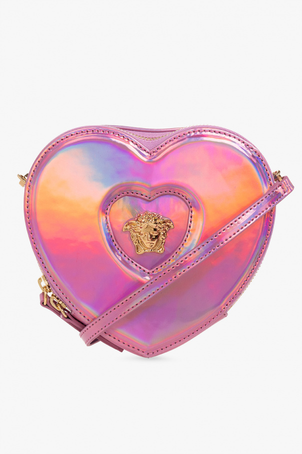Versace Kids Heart-shaped shoulder bag