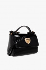 Versace Kids BLACK ‘Heart Medusa’ shoulder bag