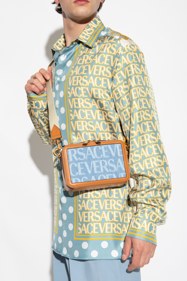 Versace Denim shoulder bag