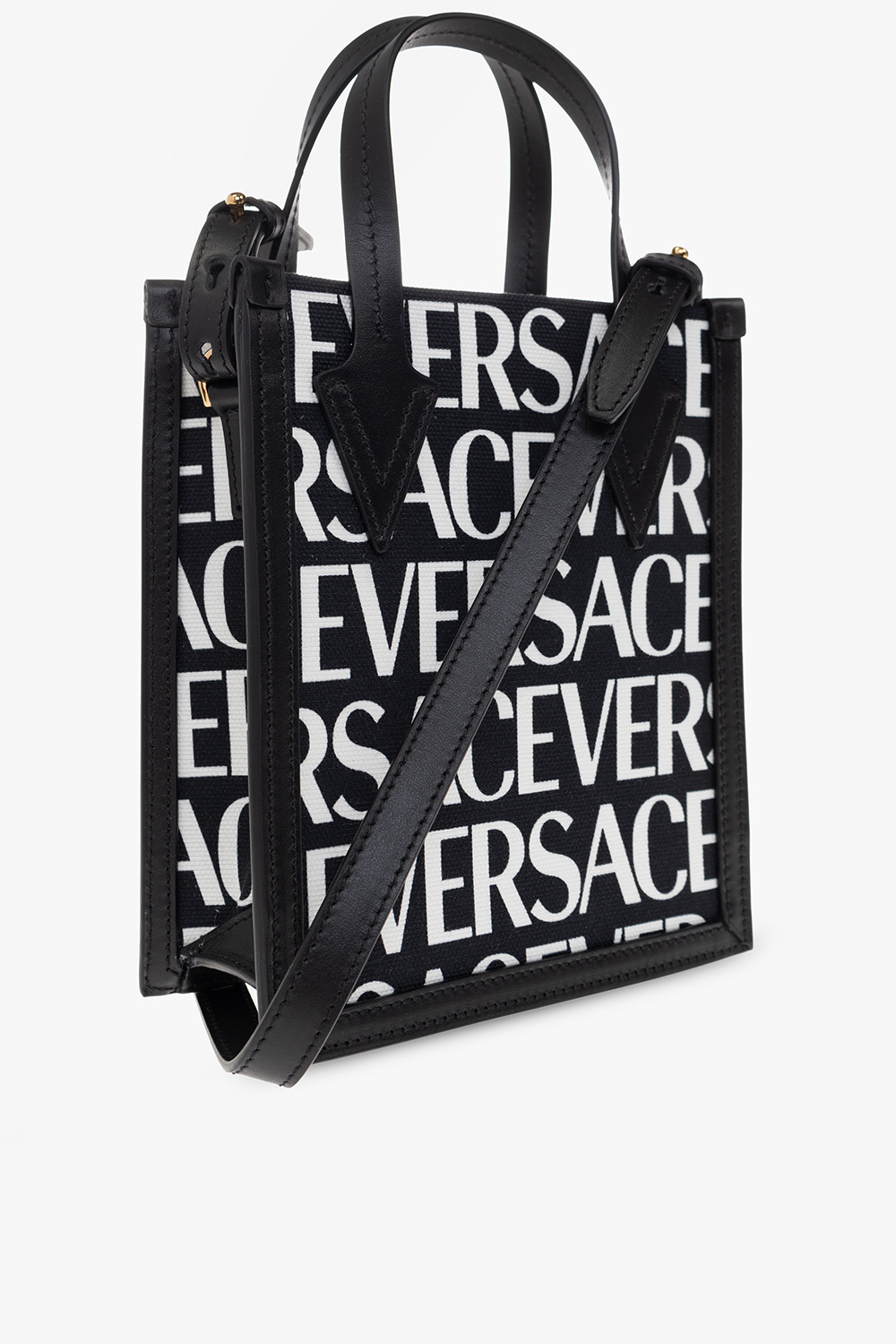 Versace Monogrammed shoulder Alexander bag