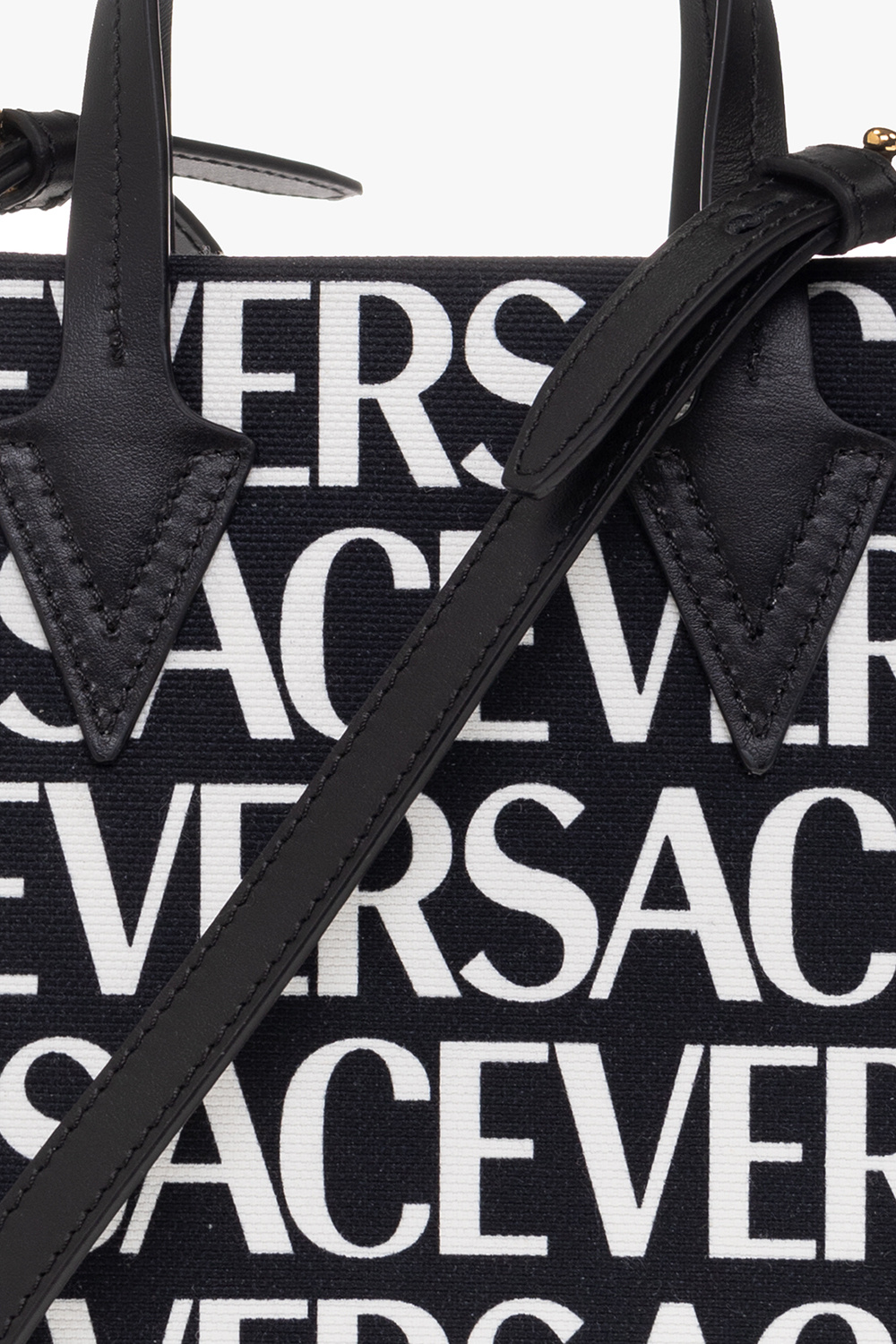 Versace Monogrammed shoulder Alexander bag