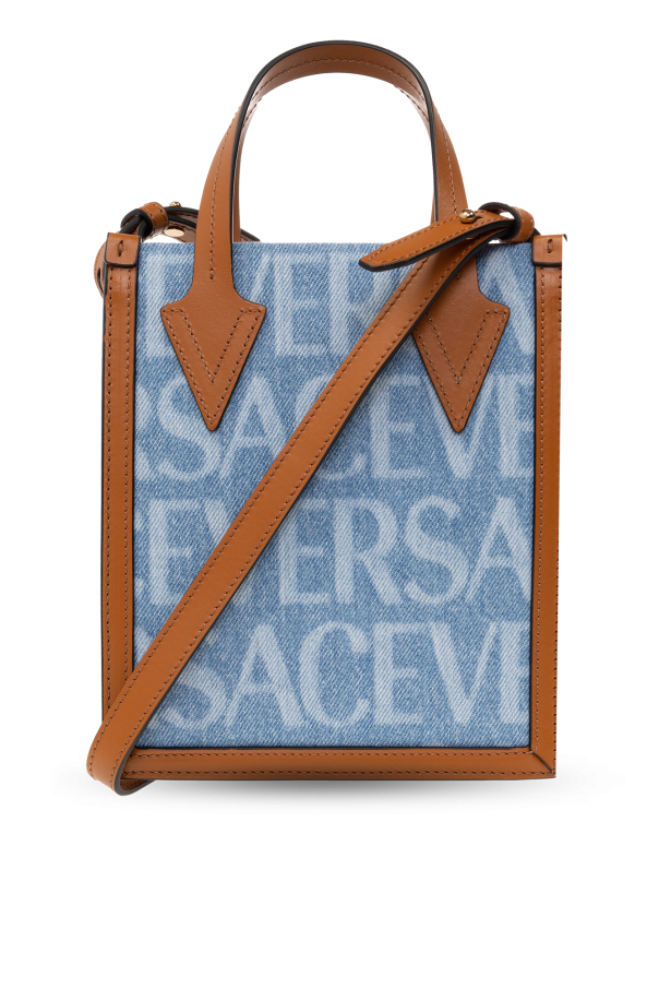 Versace ‘La Vacanza’ collection shopper Ebene bag