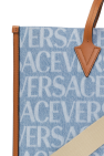 Versace BLUE Shopper bag with logo