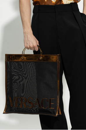 Shopper bag with logo od Versace