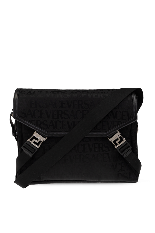 Shoulder bag with logo od Versace