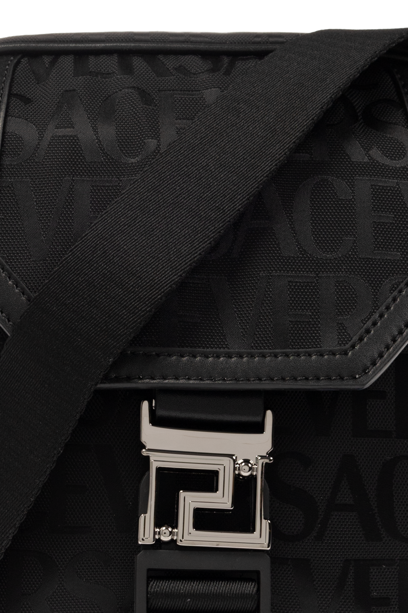 Versace Shoulder Blue bag with logo