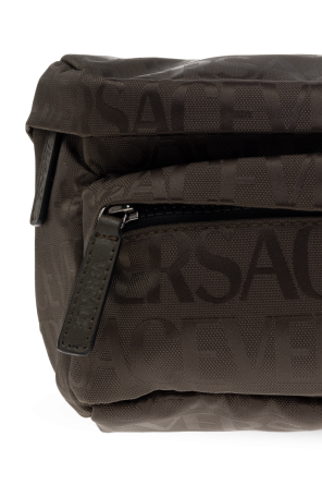 Versace Valextra leather satchel bag