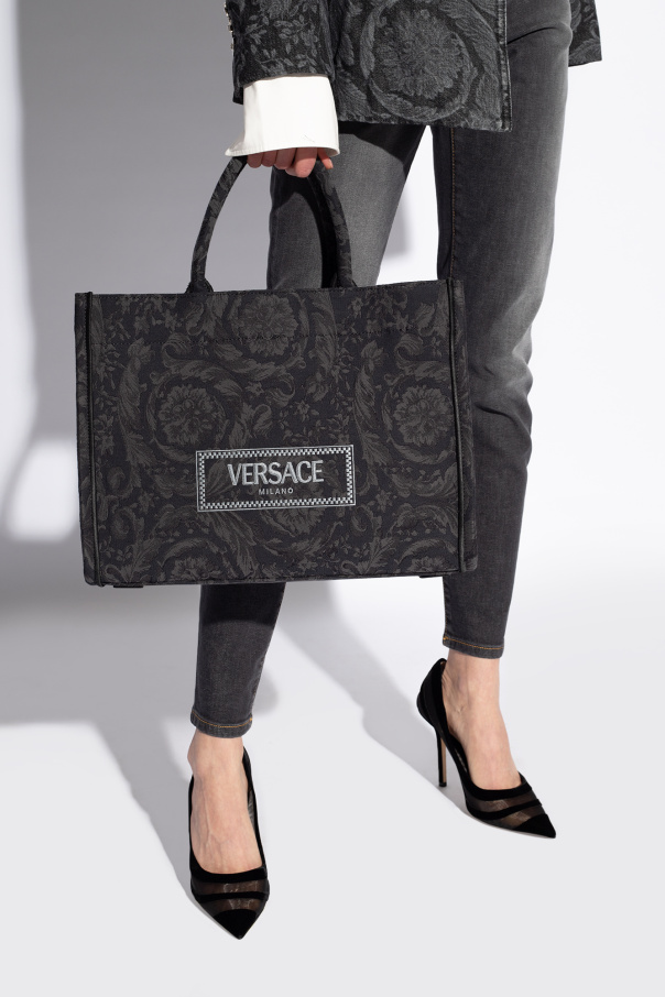 Versace ‘Athena’ shopper foldover bag