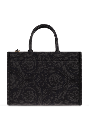 Versace ‘Athena’ shopper leather-trim bag