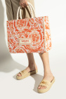 Versace ORANGE ‘Barocco Athena Large’ Shopper Bag