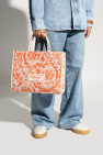 Versace ORANGE ‘Barocco Athena Large’ Shopper Bag
