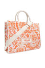 Versace ORANGE ‘Barocco Athena Large’ Shopper Bag