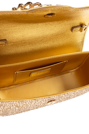 Versace Bolso de mano con cristales brillantes