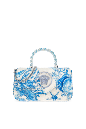 Handbag with shimmering appliqués od Versace