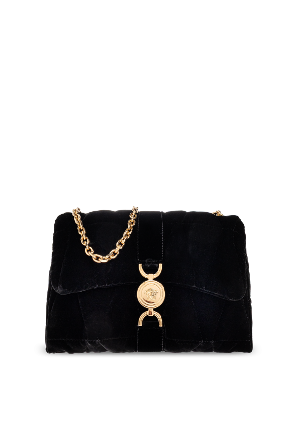 Velvet shoulder bag `Kleio` od Versace