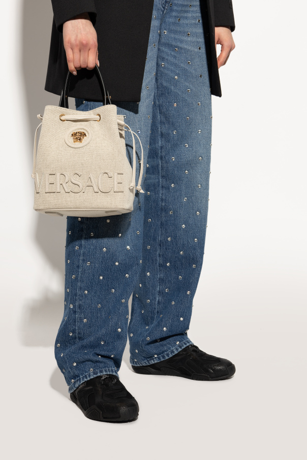 Versace Bolso de mano tipo bucket "La Medusa"