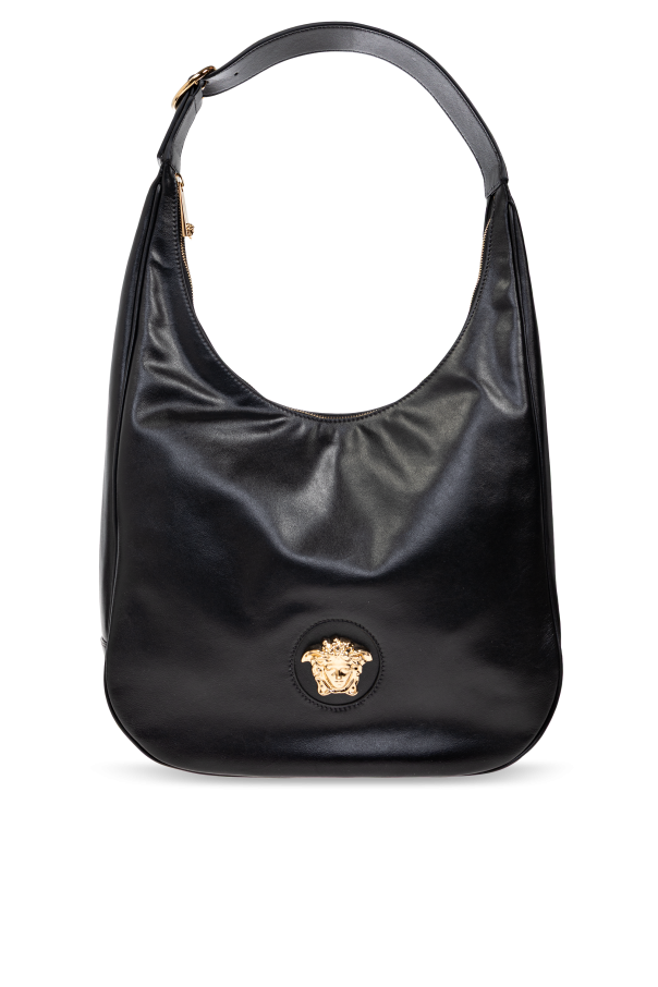 Leather shoulder bag od Versace