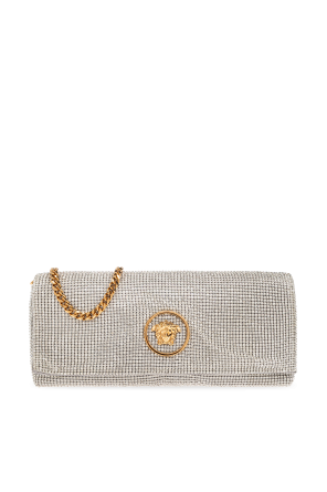 Cartera de mano con cristales brillantes