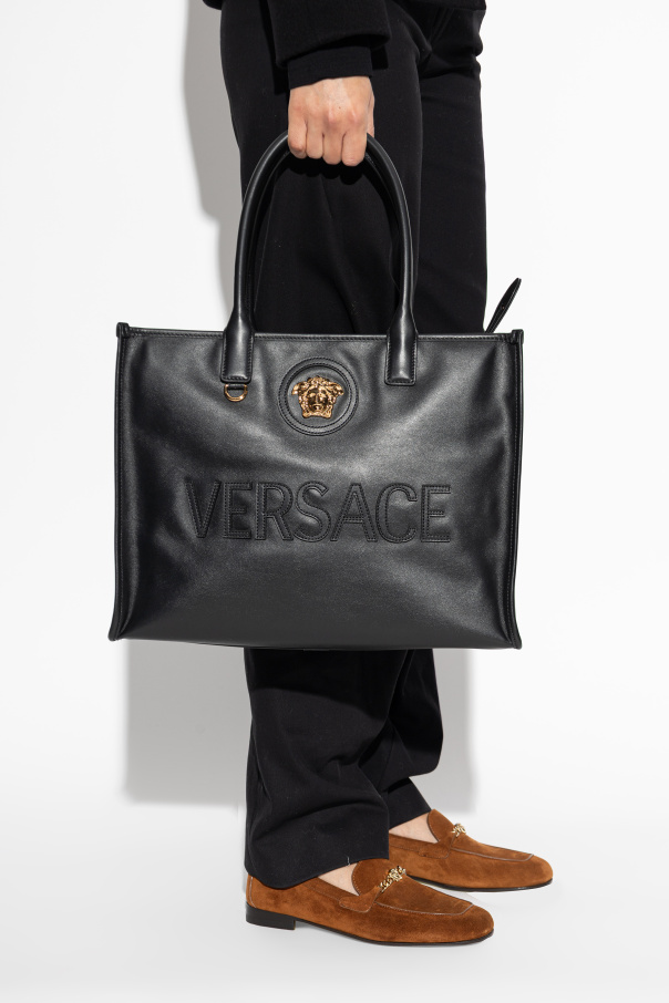 Versace Leather 'shopper' bag