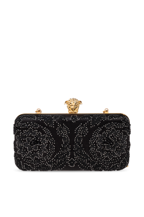Versace Clutch mit glänzenden Applikationen