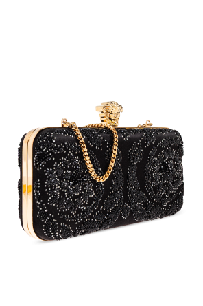 Versace Clutch mit glänzenden Applikationen