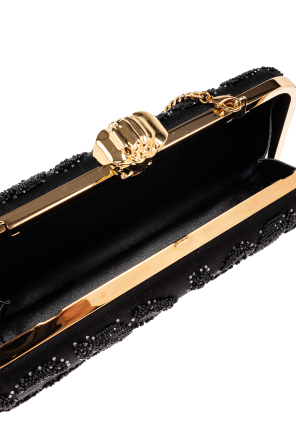 Versace Clutch mit glänzenden Applikationen