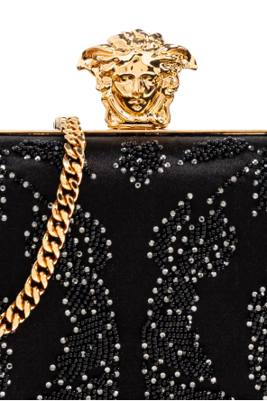 Versace Clutch mit glänzenden Applikationen