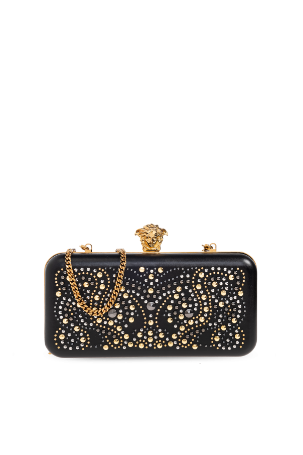 Clutch bag with appliqués od Versace