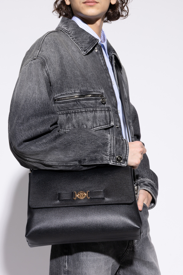 Versace Leder-Umhängetasche