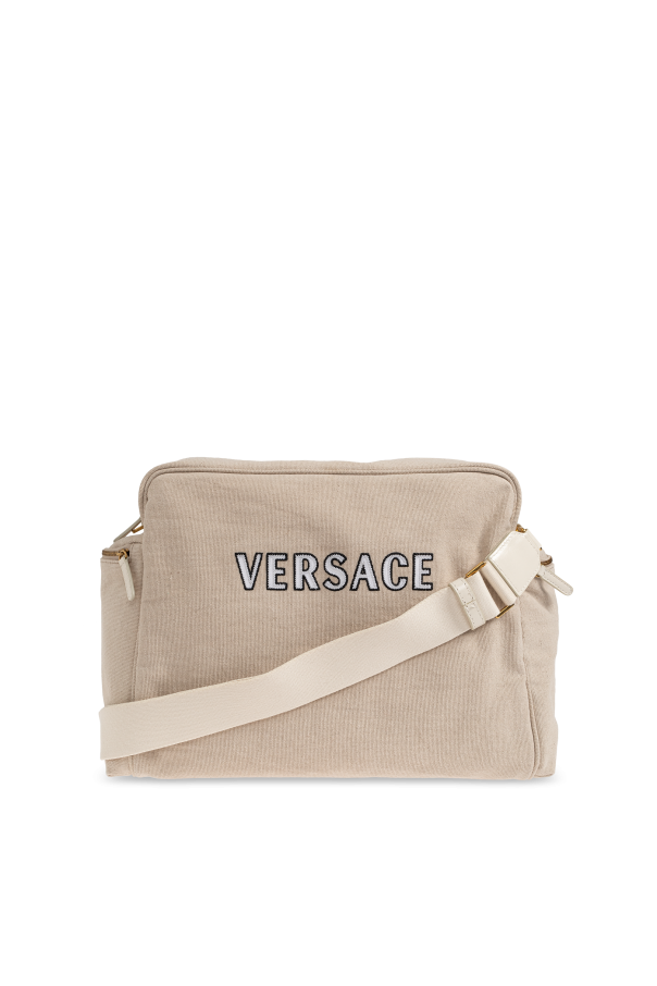 Bag for moms with logo od Versace Kids