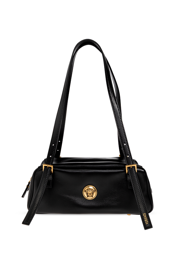 Leather bag with Medusa head od Versace