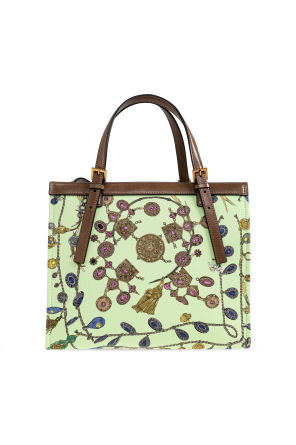 Versace Rivire bag with "Broken Jewels" print