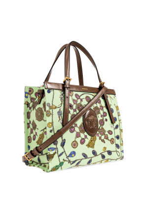 Versace Rivire bag with "Broken Jewels" print