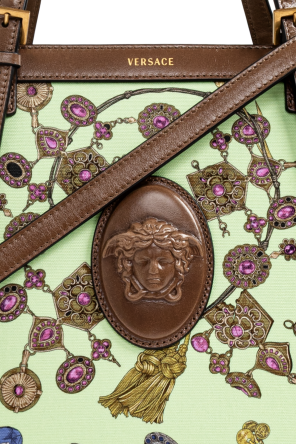 Versace Rivire bag with "Broken Jewels" print