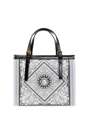 Versace Tote Bag „Rivi?re“ mit Aufdruck „Neoclassical Barocco“