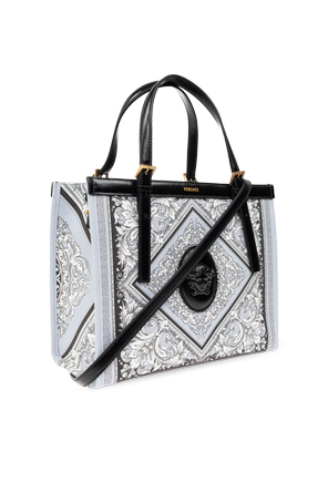 Versace Tote Bag „Rivi?re“ mit Aufdruck „Neoclassical Barocco“