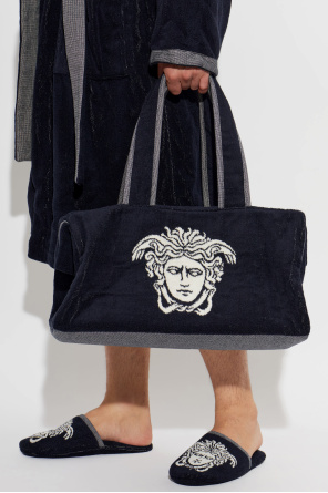 Versace Home Turnbeutel aus Baumwolle vom Typ „Frottee“